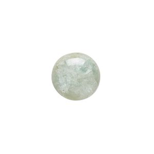 Aquamarine 1pkg1, hand-cut calibrated round cab 14mm