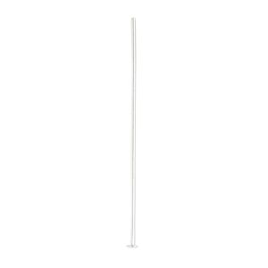 Head pin 1pkg100 silver-plated, 1.5 inch, 21 gauge brass