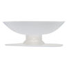 Huggy Spool&reg;, pliable plastic, clear, 3-1/2 inch round with 4/5 inch hole. Sold per pkg of 4. image number 1
