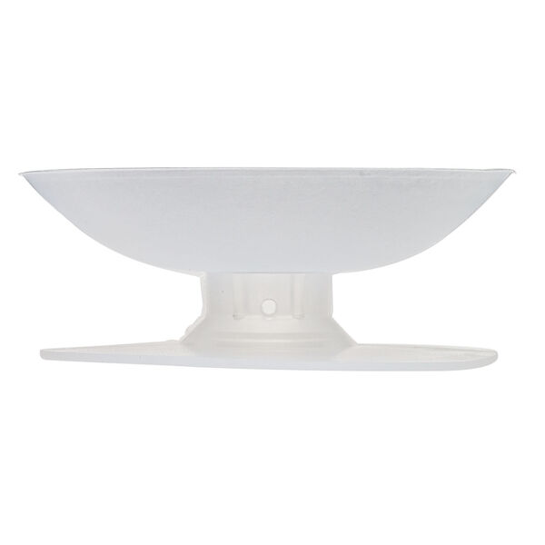 Huggy Spool&reg;, pliable plastic, clear, 3-1/2 inch round with 4/5 inch hole. Sold per pkg of 4. image number 1