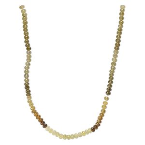 Grossularite garnet 1pkg1, hand-cut tumbled faceted rondelle bead natural 14 inch 5x3mm-7x5mm