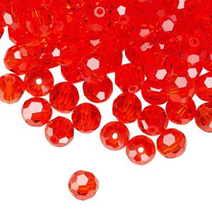 Bead 288pk hyacinth, Preciosa Czech crystal 6mm round