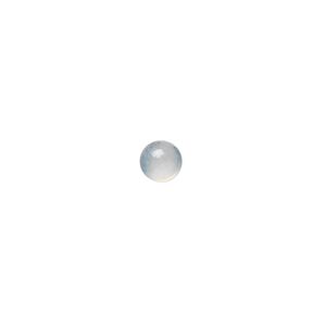 Blue chalcedony 1pkg10, hand-cut calibrated round cab natural 4mm