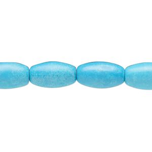 Magnesite 1pkg1, oval bead 15 inch 15x8mm