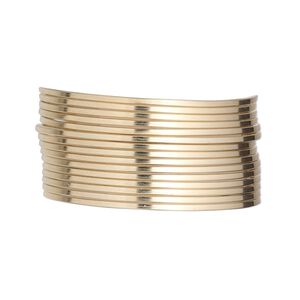 Wire, 12Kt gold-filled, half-hard, square, 18 gauge. Sold per pkg of 5 feet.