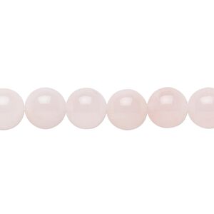 Rose quartz 1pkg1, round bead natural 15.5-16 inch 8mm