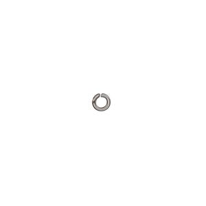 Jump ring 1pkg500 stainless steel, 4mm round, 20 gauge / 2.4mm inside diameter
