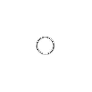 Jump ring 1pkg20 sterling silver, 9mm round, 18 gauge / 7mm inside diameter