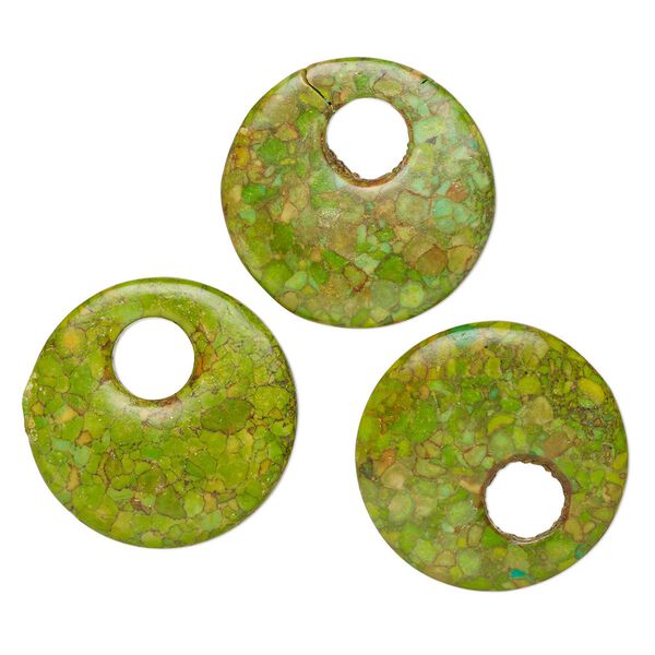 Mosaic "turquoise" (magnesite) 1pkg3, go-go focal 40mm image number 0