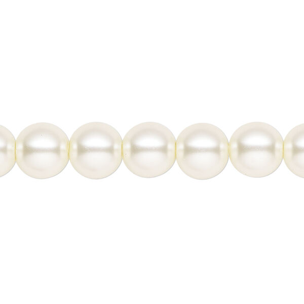 Pearl 1pk cream, Celestial Crystal&reg; 8mm round 15.5-16 inch image number 0