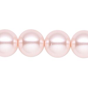 Pearl 1pk rosaline, Celestial Crystal&reg; 14mm round 15.5-16 inch