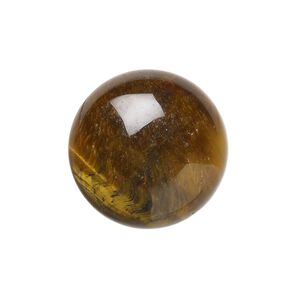 Tigereye 1pkg2, calibrated round cab natural 20mm