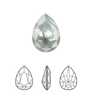 Fancy stone 1pk crystal agave ignite LacquerPRO, Crystal Passions&reg; 18x13mm pear 4320