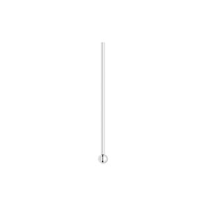 Head pin 1pkg10 sterling silver, 1 inch / 2mm ball tip, 21 gauge