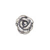 Bead 1pkg1 sterling silver, 16x14mm rose, electroformed / antiqued JBB Findings image number 0