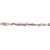 Mother-of-pearl shell 1pkg1, triangle tube bead 15 inch light orchid and beige 6x6mm-9x7mm image number 1