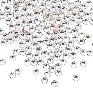 Round stone 1440pk crystal clear foil back, Swarovski&reg; hotfix PP24 light round 1098
