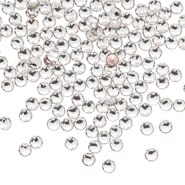 Round stone 1440pk crystal clear foil back, Swarovski&reg; hotfix PP24 light round 1098 image number 0