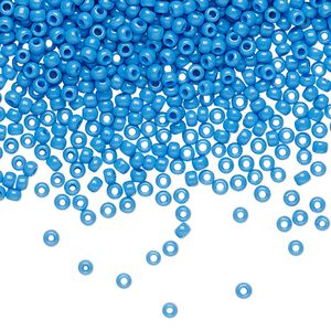 Seed bead, TOHO BEADS&reg;, glass, pkg/50g, #11 round, opaque cornflower (TR-11-43D).