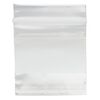 Bag, Tite-Lip&trade;, plastic, clear and white, 2-inch top zip with block. Sold per pkg of 1,000. image number 1