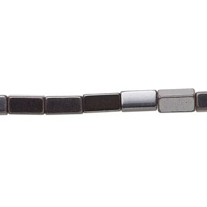 Hemalyke&trade; 1pkg1, square tube bead 15.5-16 inch 8x4mm