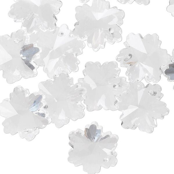 Drop 16pk clear, Celestial Crystal&reg; 14x13mm snowflake image number 0