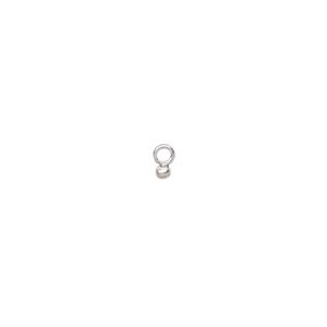 Drop, Hill Tribes, sterling silver, 2mm ball. Sold per pkg of 30.