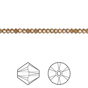 Bead 1440pk light Colorado topaz, Swarovski&reg; 2.5mm XILION bicone 5328