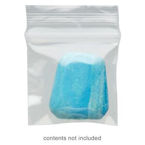 Bag, Tite-Lip&trade;, plastic, clear, 1-1/2 x 1-1/2 inch top zip. Sold per pkg of 100.