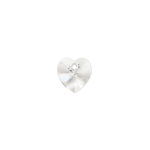 Drop 144pk crystal, Preciosa Czech crystal 10mm pendant heart image number 0