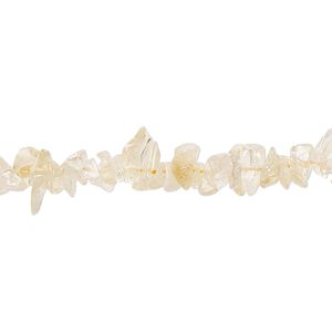 Citrine 1pkg1, chip bead 34 inch small