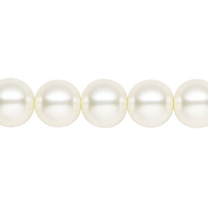 Pearl 1pk cream, Celestial Crystal&reg; 10mm round 15.5-16 inch