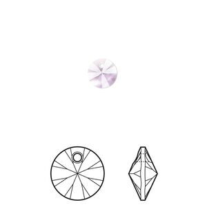 Drop 720pk violet, Swarovski&reg; 6mm pendant mini disk 6428
