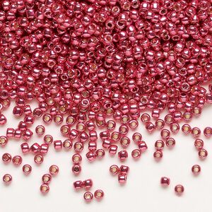 Seed bead, TOHO BEADS&reg;, glass, pkg/250g, #11 round, opaque galvanized orchid (TR-11-PF563).