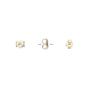 Earnut 1pkg2 14Kt gold, lightweight, 1 pair