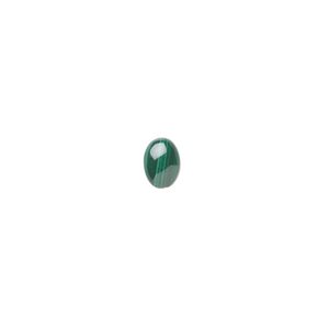 Malachite 1pkg6, calibrated oval cab natural 7x5mm