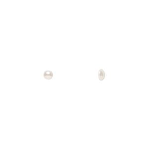 Cabochon 144pk crystal white pearl, Crystal Passions&reg; 2.7-2.9mm hotfix SS10 2080/4