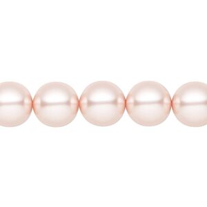 Pearl 10pk rosaline, Preciosa Czech crystal 10mm round
