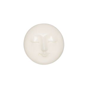 Cabochon, cow bone (bleached), 20mm hand-cut single-sided moon face. Mohs hardness 2-1/2. Sold individually.