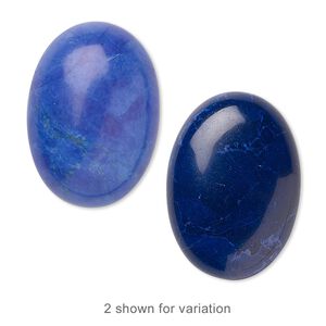 Howlite 1pkg2, calibrated oval cab 25x18mm