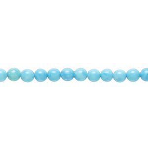 Magnesite 1pkg1, round bead 15.5 inch 4mm