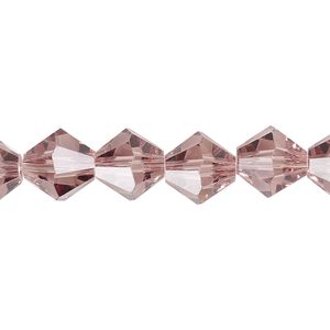 Bead 1pk transparent medium purple, Celestial Crystal&reg; 10mm bicone 8 inch