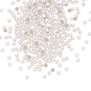 Flat back 144pk rose opal foil back, Preciosa MAXIMA Czech crystal rhinestone 1.7-1.9mm chaton rose round SS5