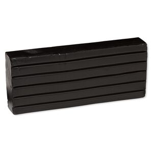 Polymer clay, Sculpey&reg; PREMO, pkg/8 ounces, black.