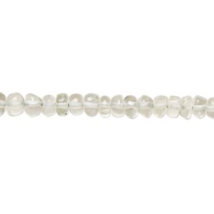Green quartz 1pkg1, hand-cut rondelle bead 13 inch 3x2mm-5x4mm