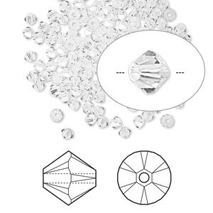 Bead 1440pk crystal, Crystal Passions&reg; 2.5mm bicone 5328