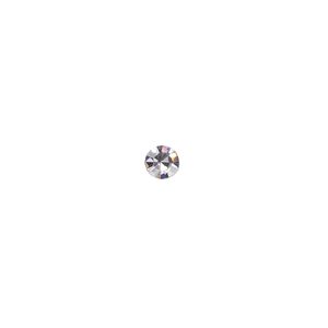 Chaton, glass rhinestone, lavender, foil back, 4.4-4.6mm faceted round, SS19. Sold per pkg of 36.