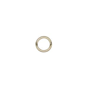 Jump ring 1pkg10 14Kt gold-filled, 8mm soldered closed round, 18 gauge / 5.9mm inside diameter
