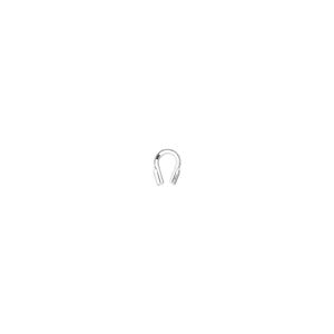 Wire guard 1pkg20 sterling silver, 4mm tube / approx 0.5mm inside diameter, Accu-Guard&trade;