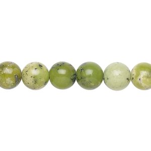 Chinese "chrysoprase" 1pkg1, round bead natural 15 inch 8mm